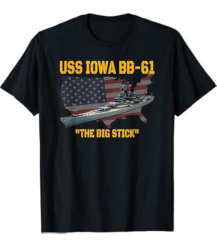 Amazon.com: USS Iowa Battleship WW2 American Warship BB-61